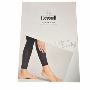 NWT Wolford Velvet 66 Matte Leggings Denim Blue – Luxe Opaque Everyday Essential